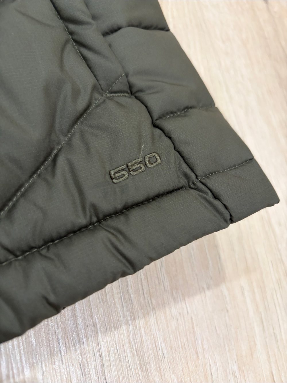 The North Face Olive Green Quilted Insulated Women's Vest MEDIUM - Picture 2 of 8